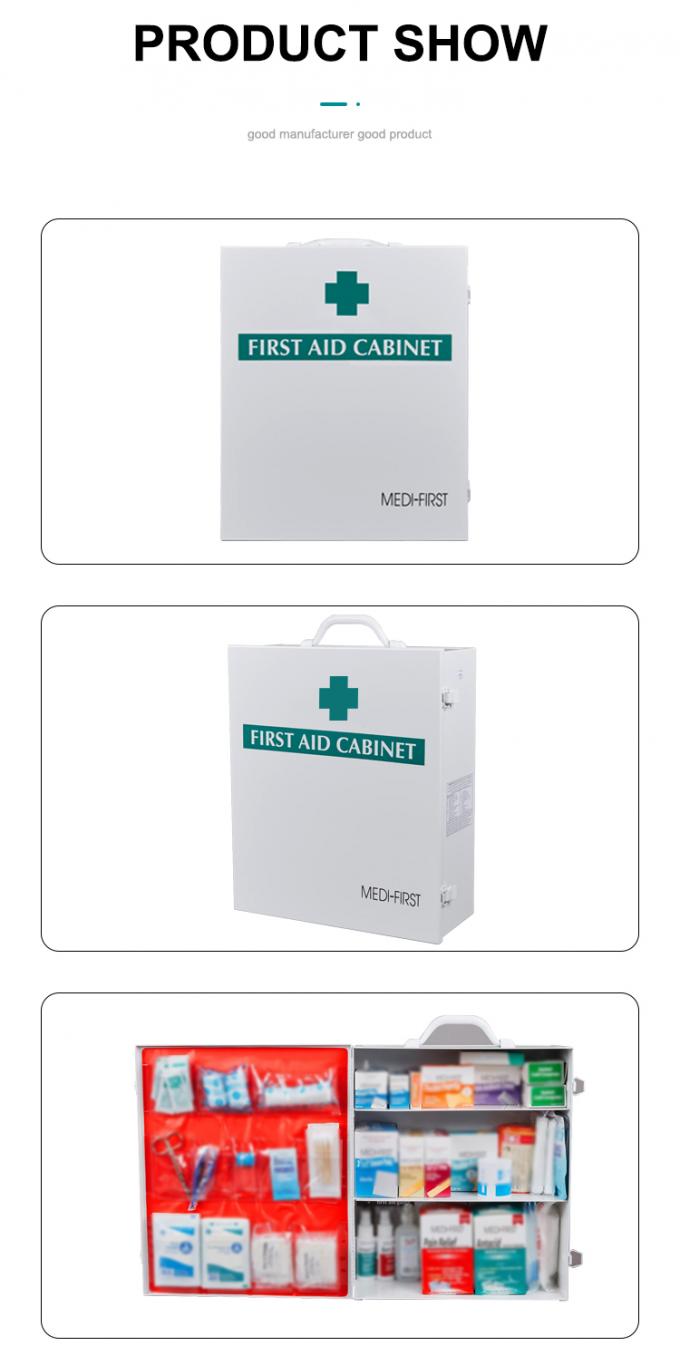 First Aid Kit Metal Medicine First Aid Devices Box