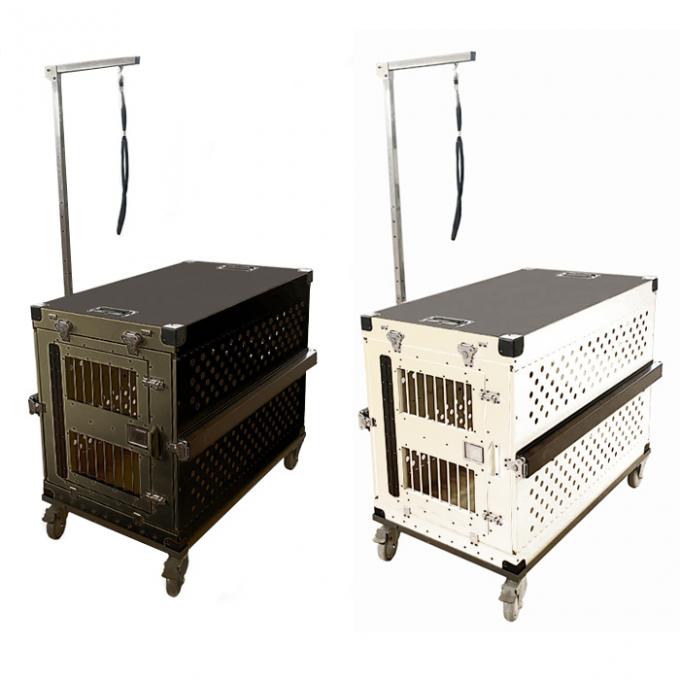 Folding Aluminum Dog Box With Grooming Arm For Dog Show