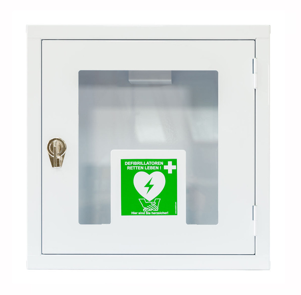 High Durability AED Wall With Alarm System 380x380x200mm