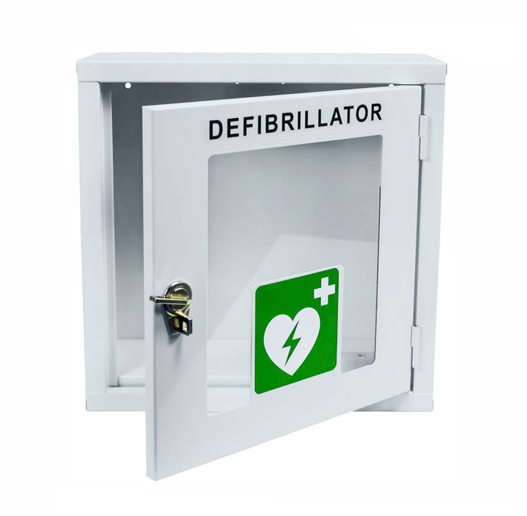 High Durability AED Wall With Alarm System 380x380x200mm