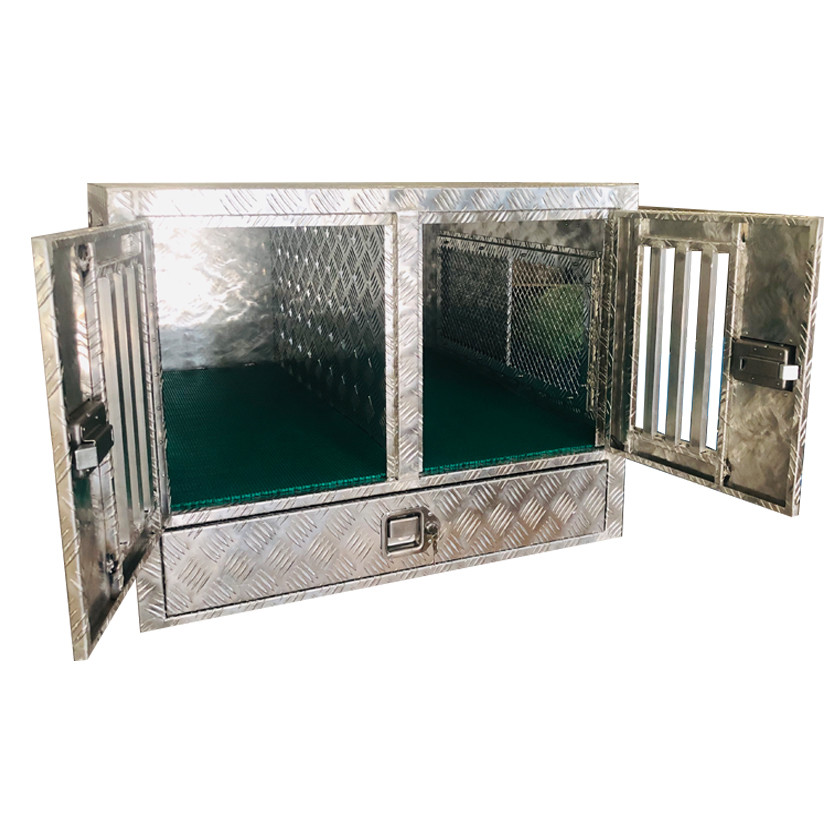 Heavy Duty Aluminum Dog Box For UTE / ATV / UTV Customization Available