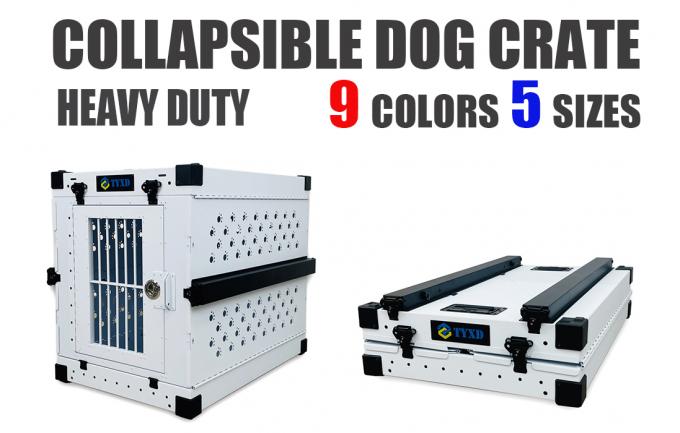34 Inch Collapsible Dog Crate Large Stackable Folding Dog Kennel Photo Inspiration