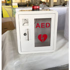 Durable Steel AED Defibrillator Cabinets Indoor Use With Curved Corner