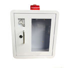 Curved Corner Outdoor Indoor Defibrillator Cabinet With Emergency Key