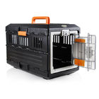 Foldable Plastic Pet Travel Flight Carrier Portable Pet Crate Traveling Dog Cage Box