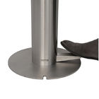 Stainless Steel Round Tube Foot Pedal Active Sanitiser Dispenser Stand Universal Sanitizer Pedal Operated Stand