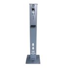 Universal 1000ml Foot Pedal Operated Sanitiser Stand Refillable 1liter Hand Sanitizer Metal Stand With Drip Tray