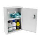 Wall Mount First Aid Items Cabinet Steel Medicine Lock Box