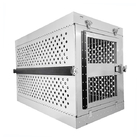 Silver 48&quot; XXL Heavy Duty Collapsible Dog Crate Foldable Pet Cage Puppy Compartment