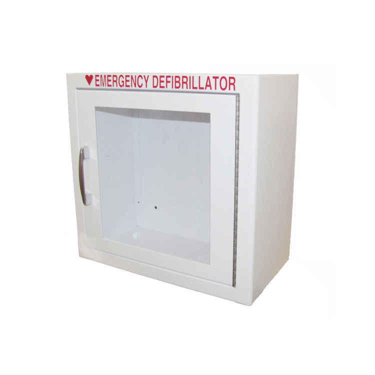 Customized Metal Material AED Defibrillator Cabinets With / Without Alarm