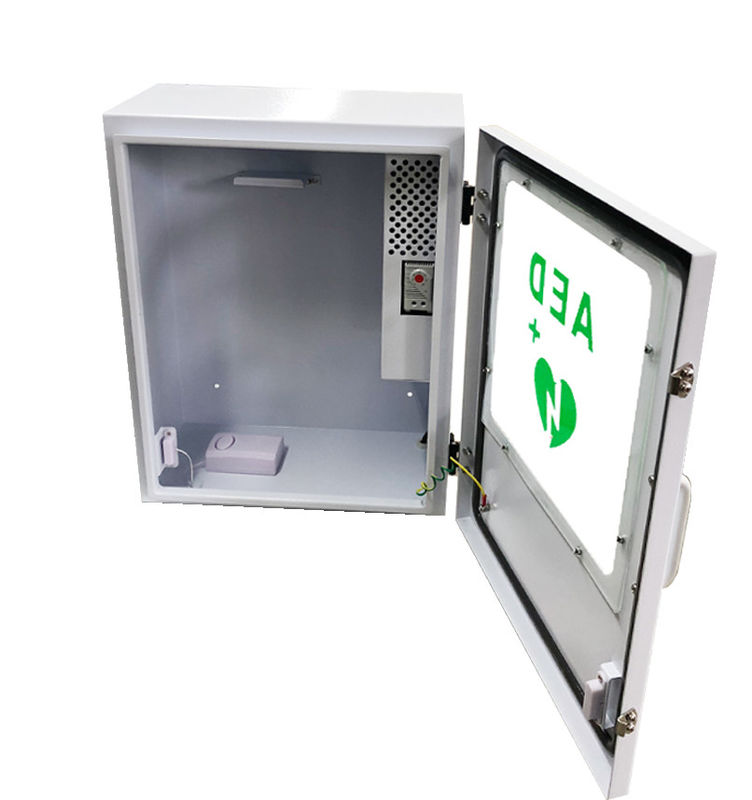 IP45 Outdoor Heated AED Cabinet Waterproof With 9V 120db Alarm System