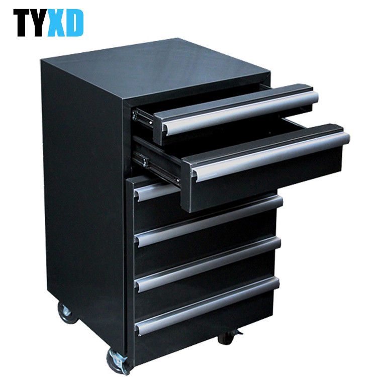 Cold Rolled Steel Rolling Tool Cabinet , 2 Drawer Metal Tool Box