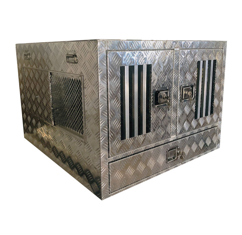 Heavy Duty Aluminum Dog Box For UTE / ATV / UTV Customization Available