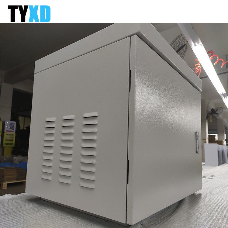 IP54 Outdoor 8U / 12U Steel Wall Mount Small Network  Rack ODM / OEM cabinet