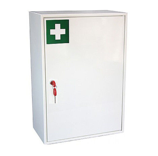 Wall Mounted First Aid Storage Cabinet 0.8mm Cold Rolled Steel Made