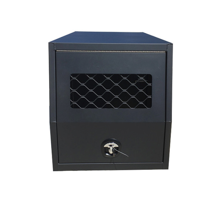 Custom Large 700mm Single Black Aluminum Alloy UTE Canopy Dog Box