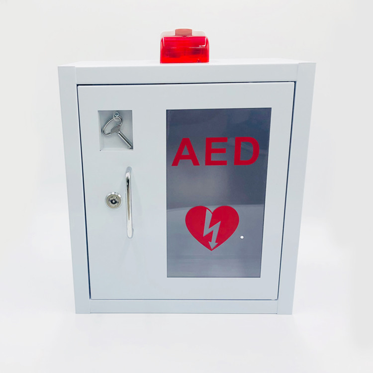 Customizable AED Defibrillator , Alarmed AED Wall Box