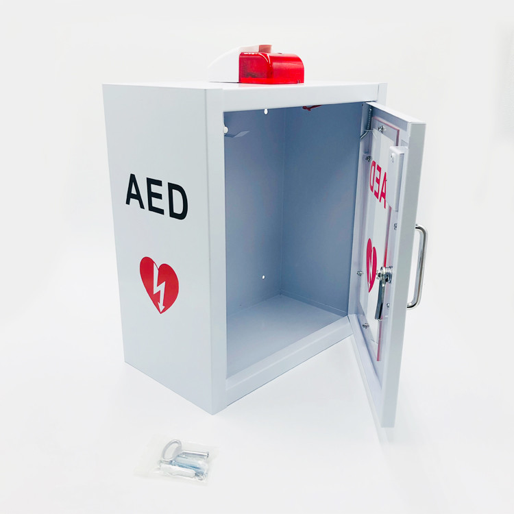 Customizable AED Defibrillator , Alarmed AED Wall Box