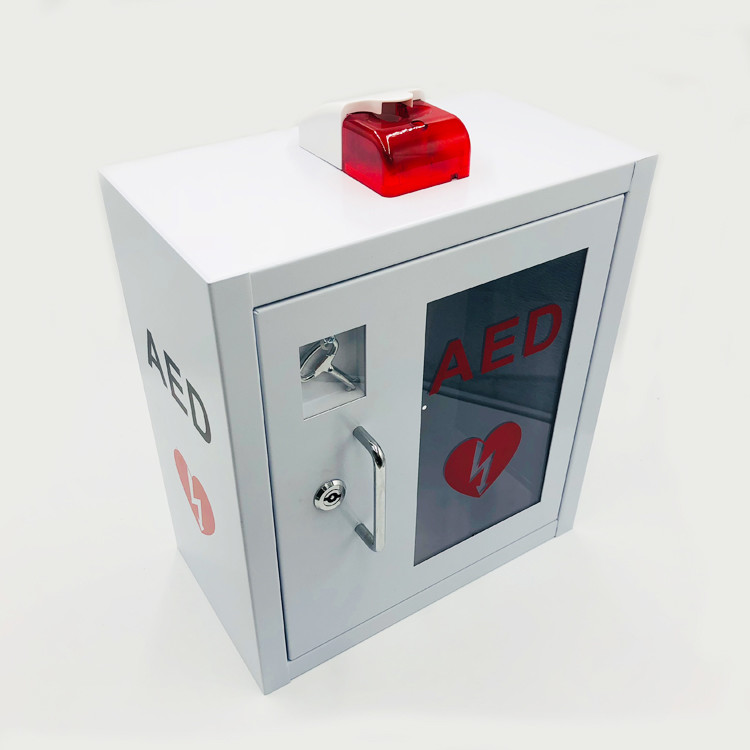 Customizable AED Defibrillator , Alarmed AED Wall Box
