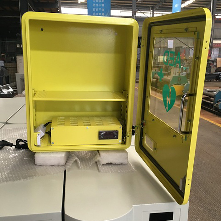 Waterproof AED Defibrillator Cabinets , Outdoor Heated ...