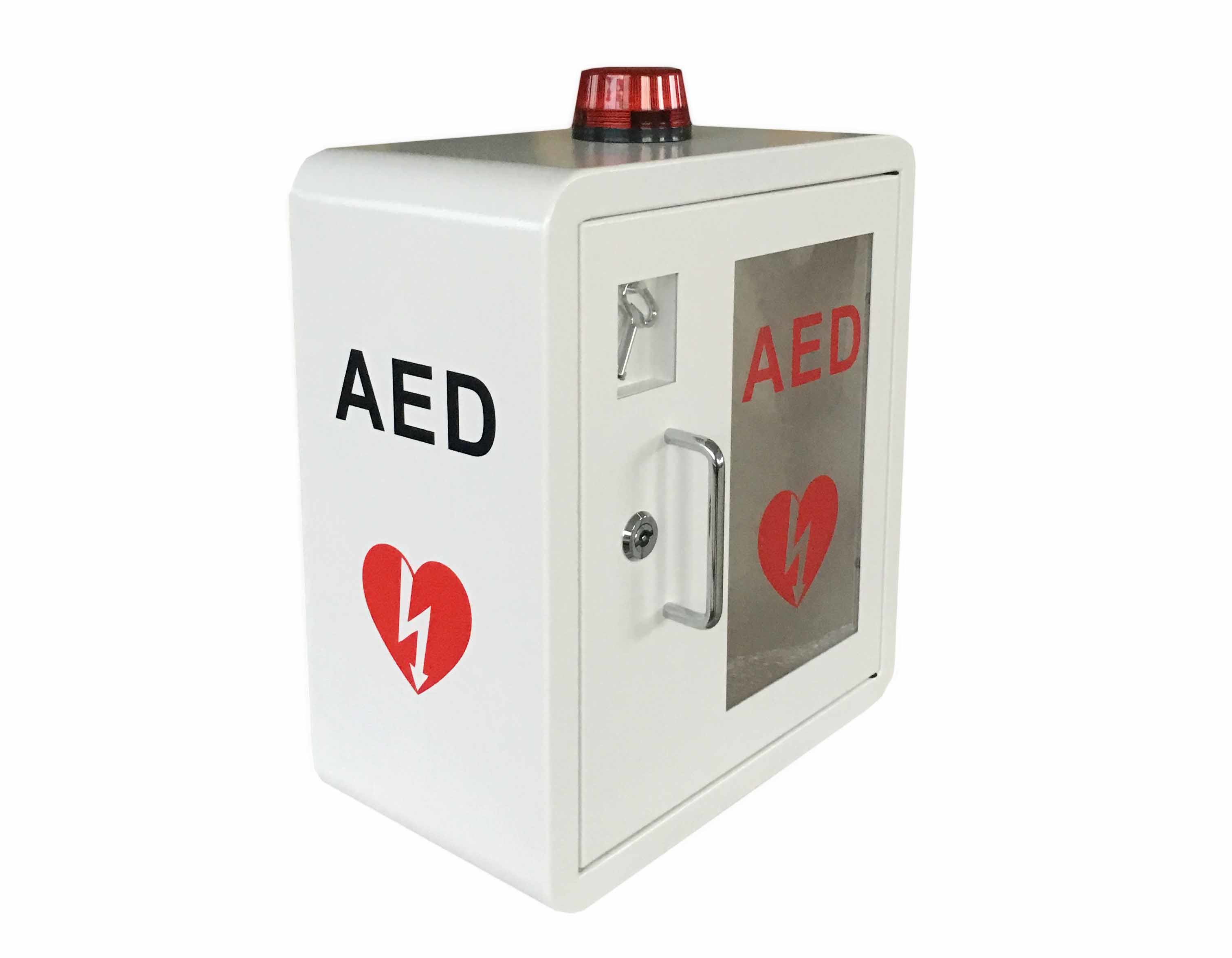 curved-corner-aed-defibrillator-wall-mounted-box-high-safety-for-indoor