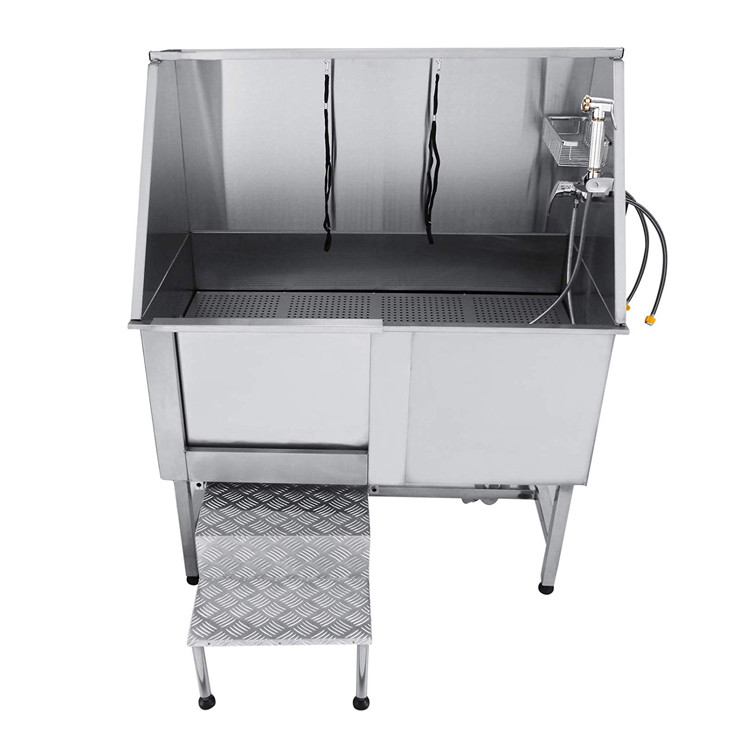 Customizable 304 Stainless Steel Dog Wash Tub For Large And Small Breeds