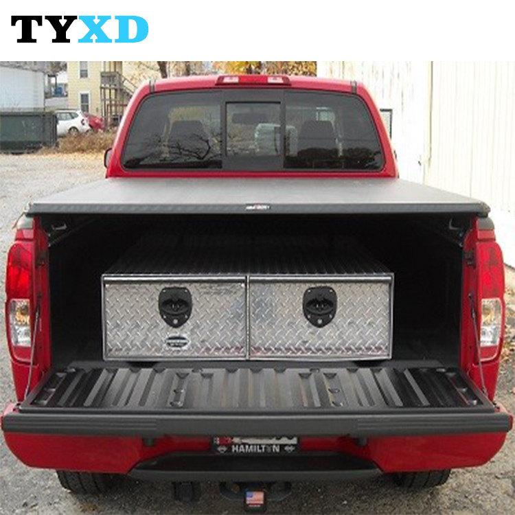 Compact Metal Tool Storage Box , 2 Drawer Aluminum Truck ...
