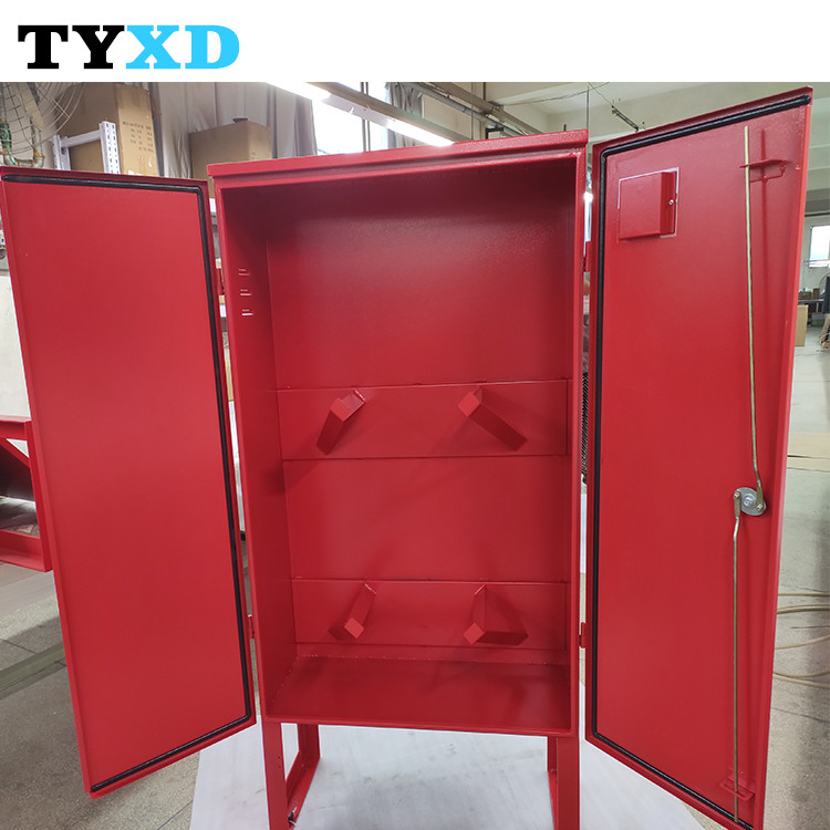 Red Fire Extinguisher Cabinets , High Durability Fire Hose Cabinet
