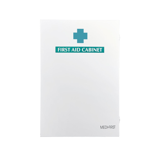 White Steel Empty First Aid Kit Boxes First Aid Case